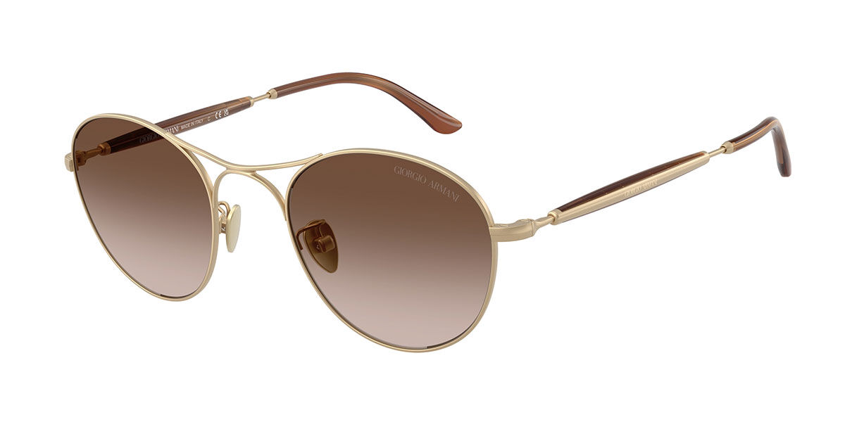 Giorgio Armani AR6177 300213, Gold frame, Gradient Brown lenses