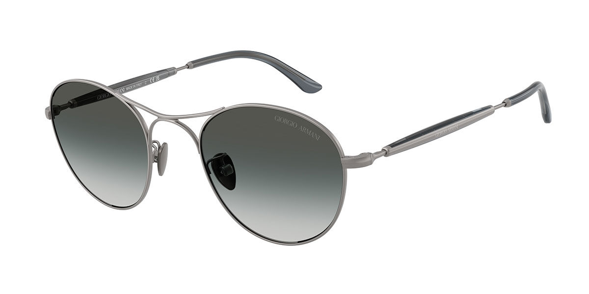 Giorgio Armani AR6177 30037Z, Gunmetal frame, Grey/Green lenses