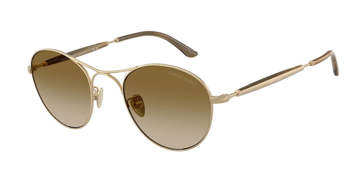 Giorgio Armani AR6177 341713, Gold frame, Gradient Brown lenses