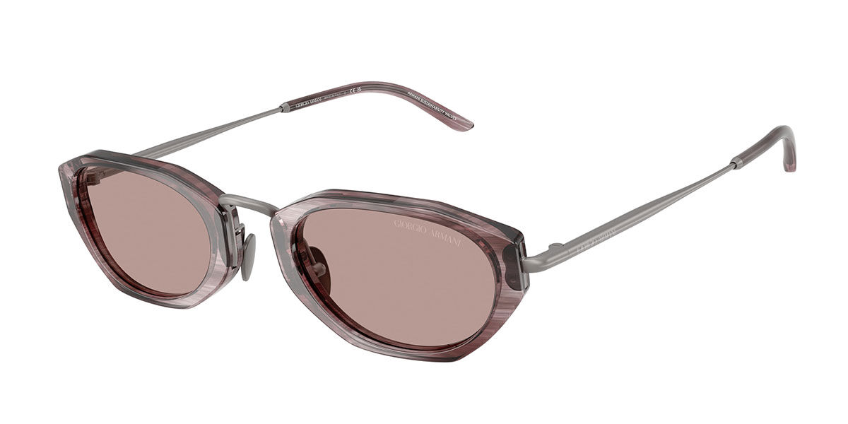 Giorgio Armani AR8242 630513, Purple frame, Light Purple/Brown lenses