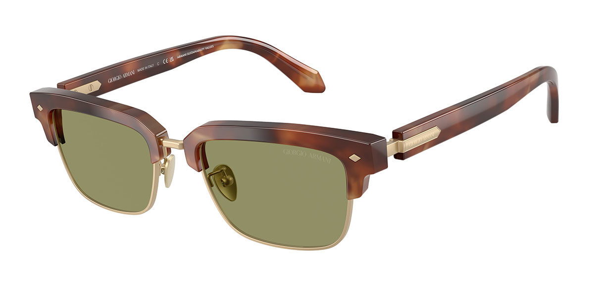 Giorgio Armani AR8243 630214, Gold frame, Green lenses