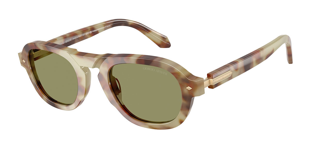 Giorgio Armani AR8244 629914, Tortoiseshell frame, Green lenses