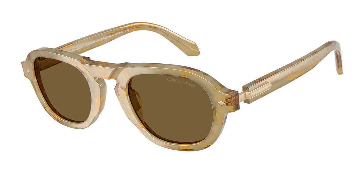Giorgio Armani AR8244 630073, Tortoiseshell frame, Dark Brown lenses
