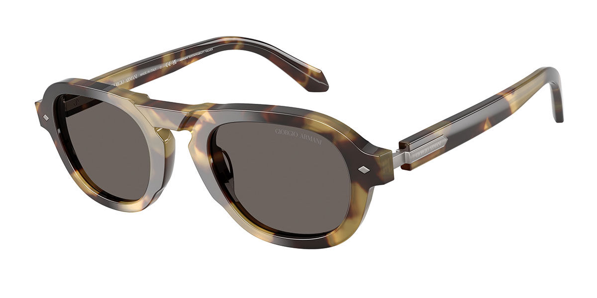 Giorgio Armani AR8244 6301B1, Tortoiseshell frame, Dark Grey lenses