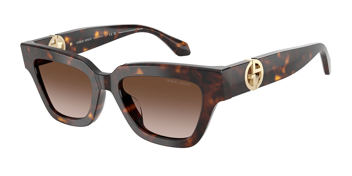 Giorgio Armani AR8246U 587913, Tortoiseshell frame, Gradient Brown lenses
