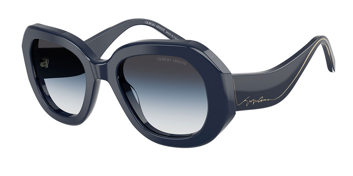 Giorgio Armani AR8248 63417X, Blue frame, Gradient Blue/Black lenses