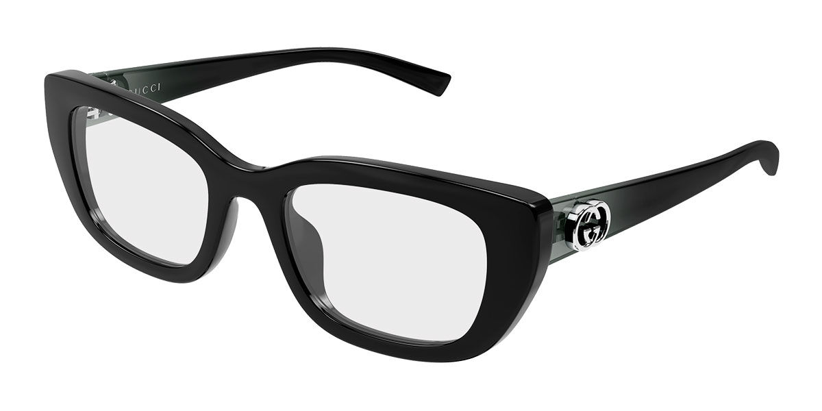 Gucci GG2027O 001 Women's Eyeglasses Black Size 52 (Frame Only) - Blue Light Block Available