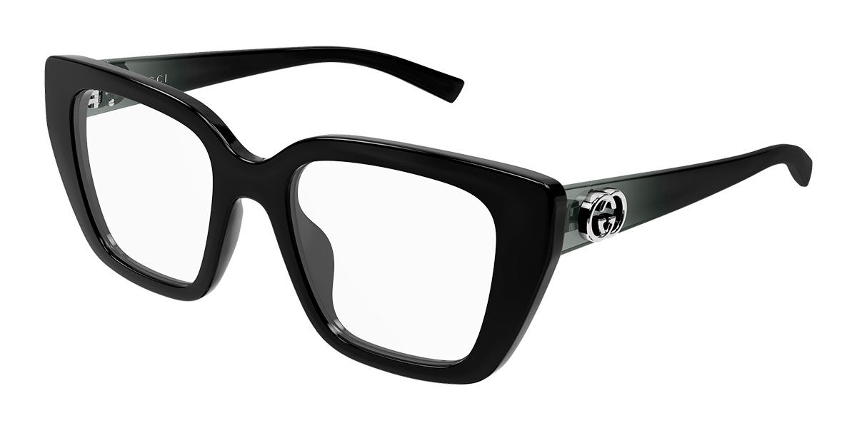 Gucci GG2028O 001 Women's Eyeglasses Black Size 50 (Frame Only) - Blue Light Block Available
