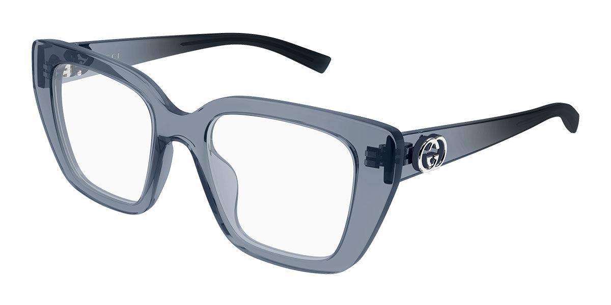 Gucci GG2028O 003 Women's Eyeglasses Blue Size 50 (Frame Only) - Blue Light Block Available