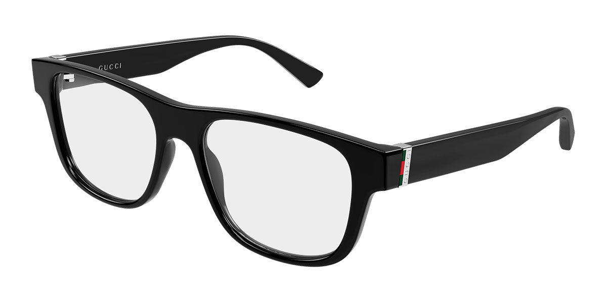 Gucci GG2086O 005 Men's Eyeglasses Black Size 55 (Frame Only) - Blue Light Block Available