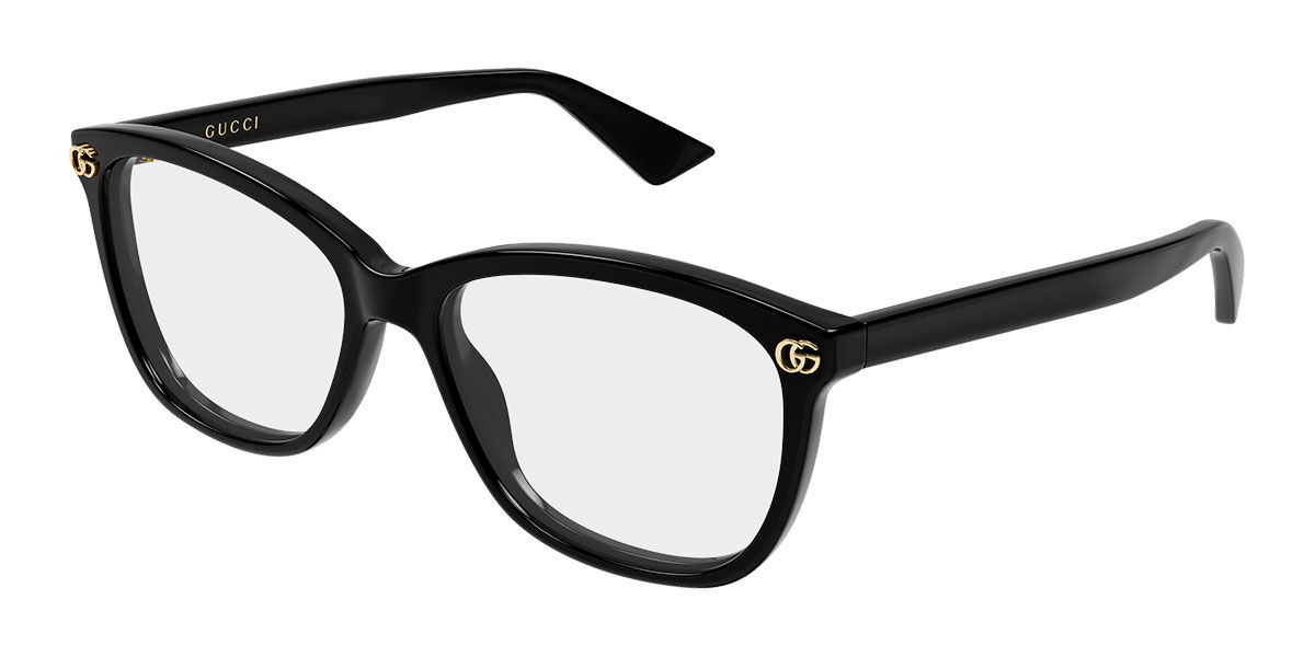 Gucci GG2113OA Asian Fit 001 Women's Eyeglasses Black Size 55 (Frame Only) - Blue Light Block Available