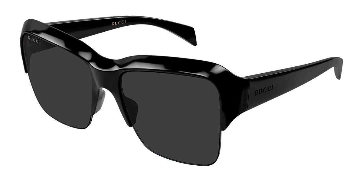 Gucci GG2024S 001 Women's Sunglasses Black Size 57