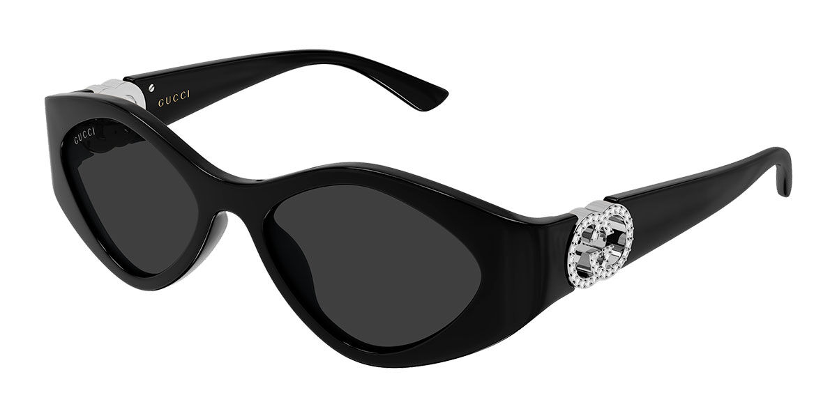 Gucci GG2121S 002, Black frame, Grey lenses