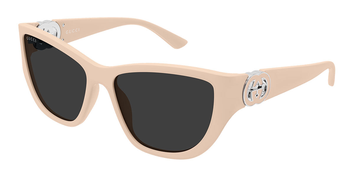 Gucci GG2122S 004, Pink frame, Grey lenses