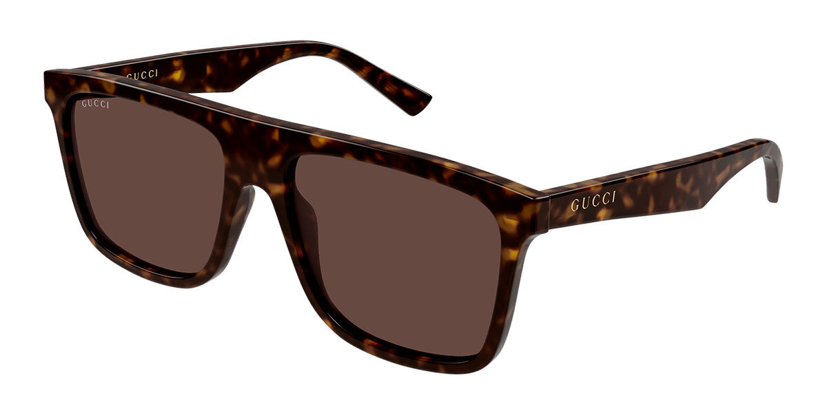 Gucci GG2182S 002, Tortoiseshell frame, Brown lenses