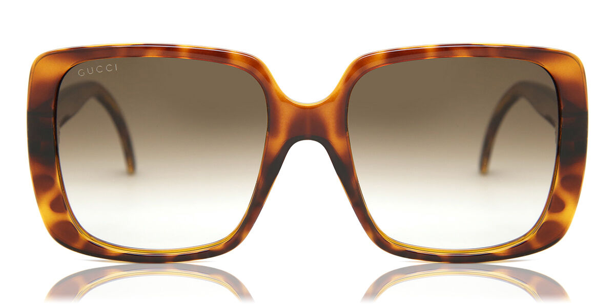Gucci GG0632S 002, Tortoiseshell frame, Gradient Brown lenses