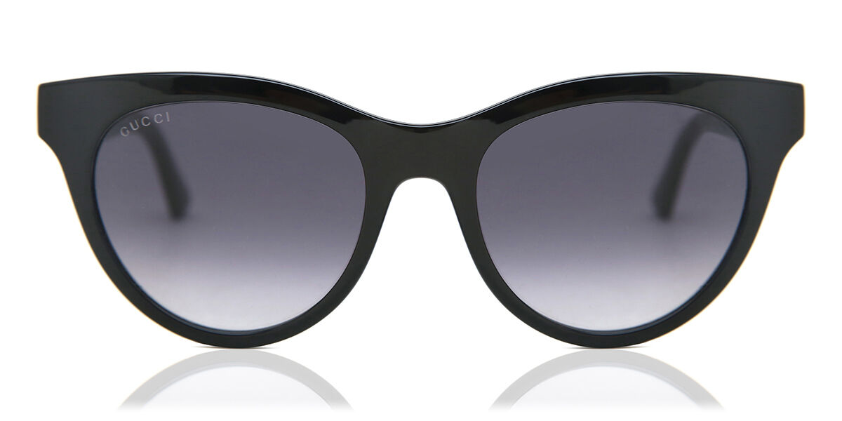 Gucci GG0763S 001, Black frame, Gradient Grey lenses