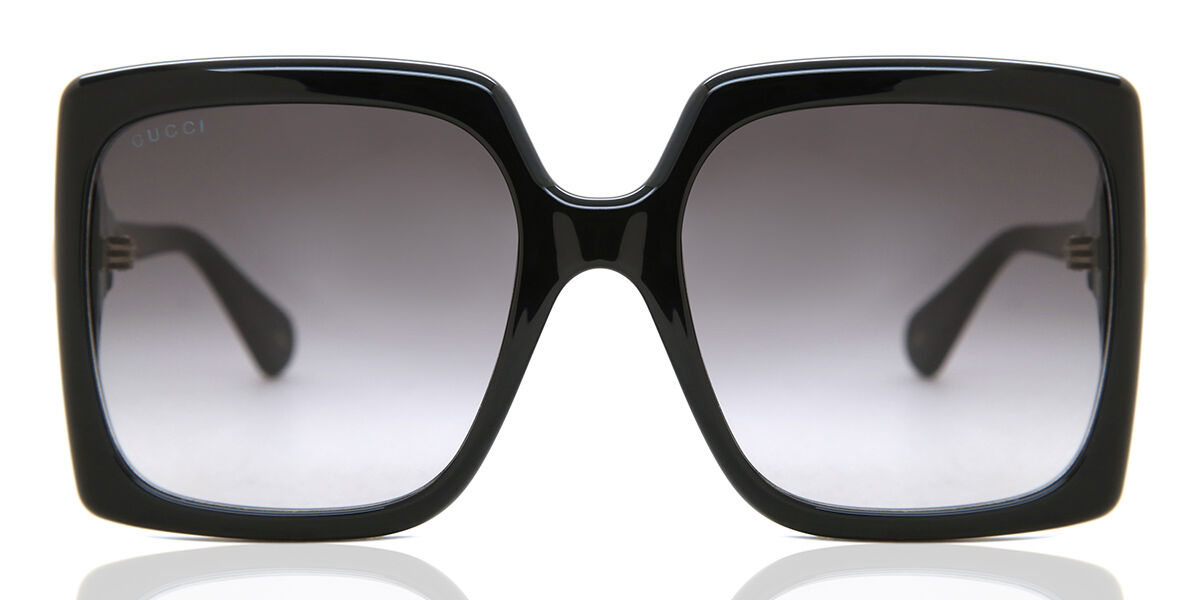 Gucci GG0876S 001, Black frame, Grey lenses