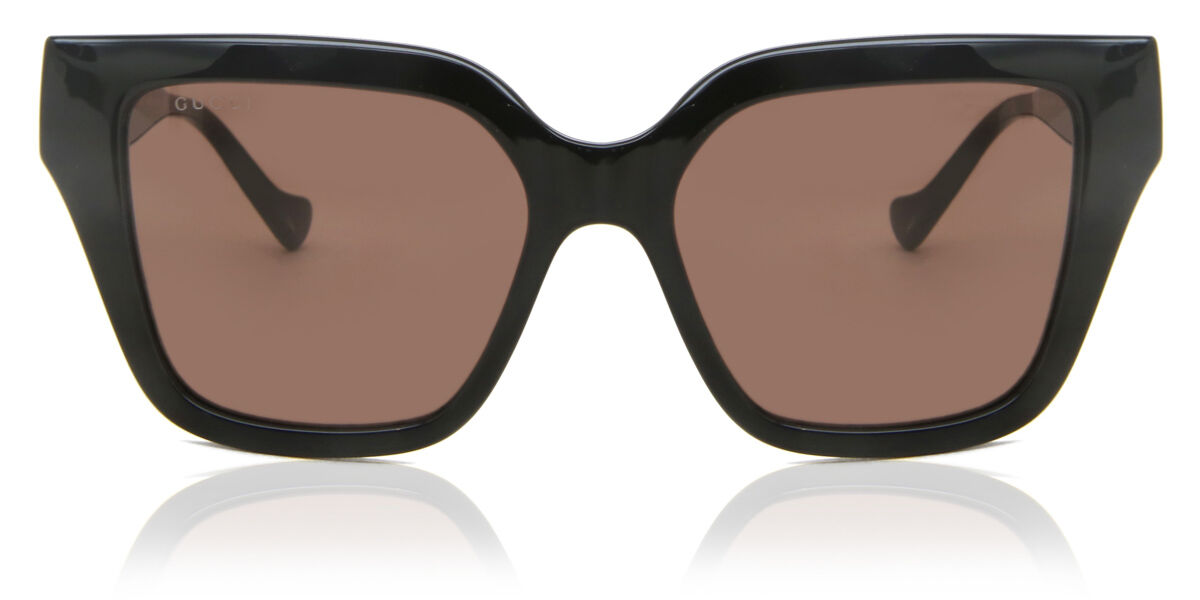 Gucci GG1023S 005, Black frame, Brown lenses