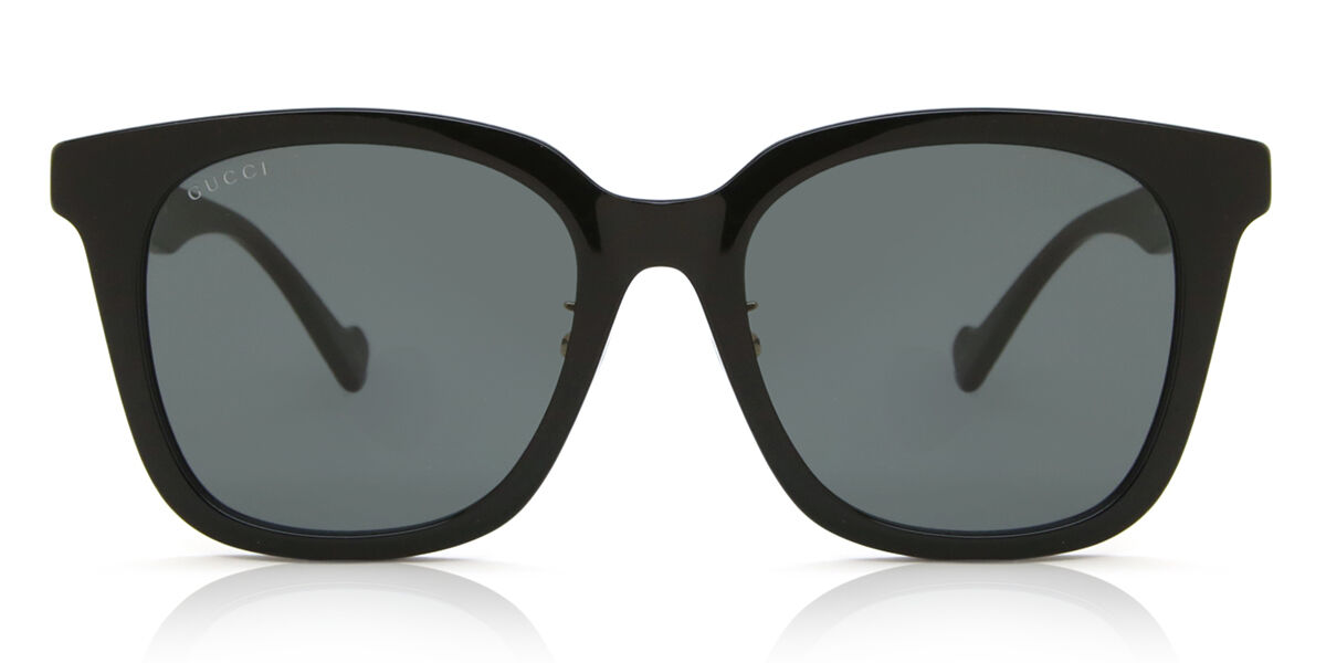 Gucci GG1000SK Asian Fit 001, Black frame, Grey lenses