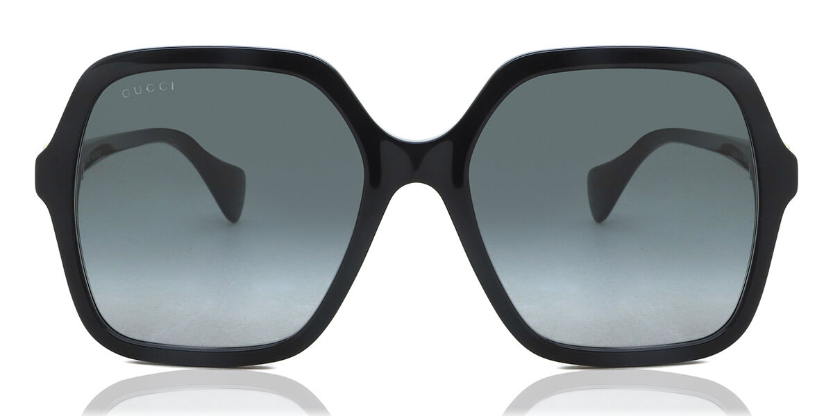 Gucci GG1072S 001, Black frame, Gradient Grey lenses