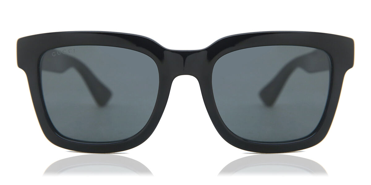 Gucci GG0001SN 001, Black frame, Smoke Grey lenses