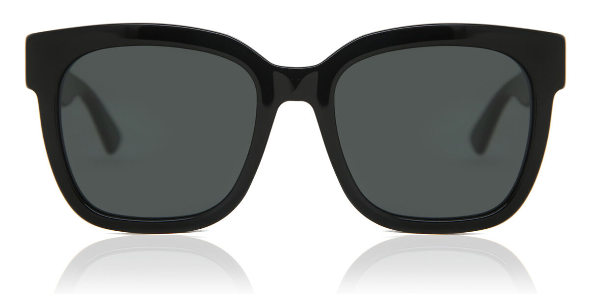 Gucci GG0034SN 001, Black frame, Grey lenses