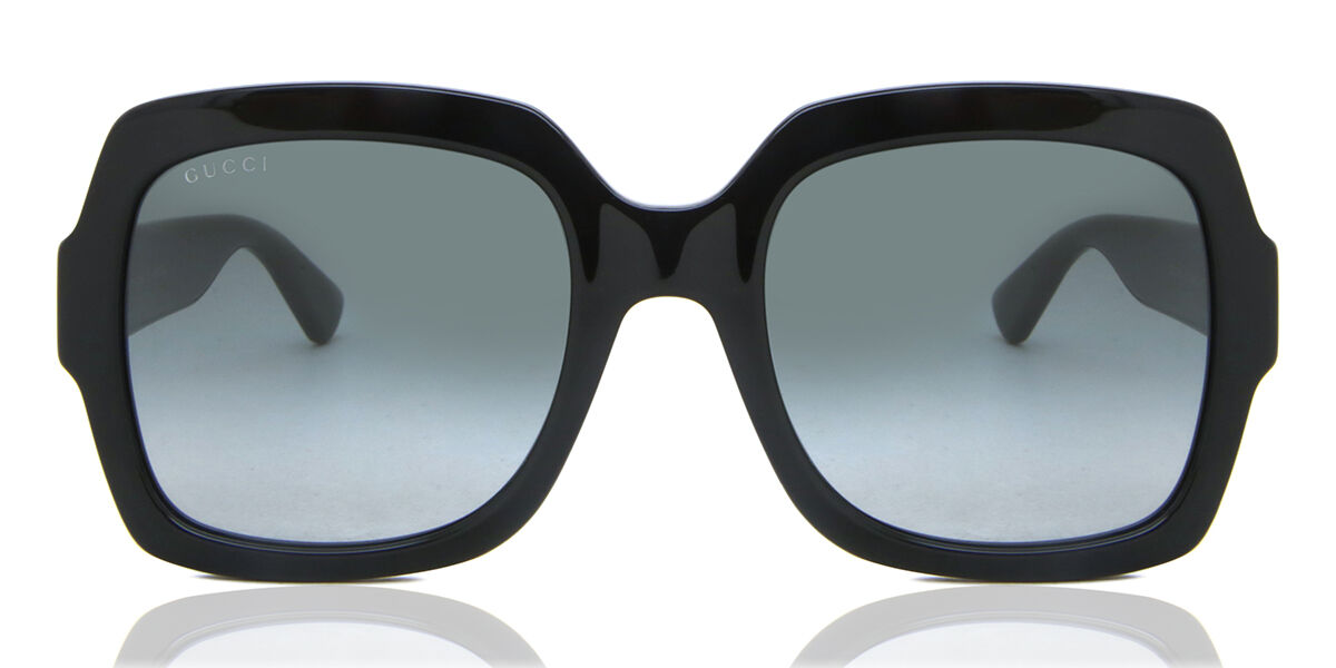 Gucci GG0036SN 001, Black frame, Shaded Grey lenses
