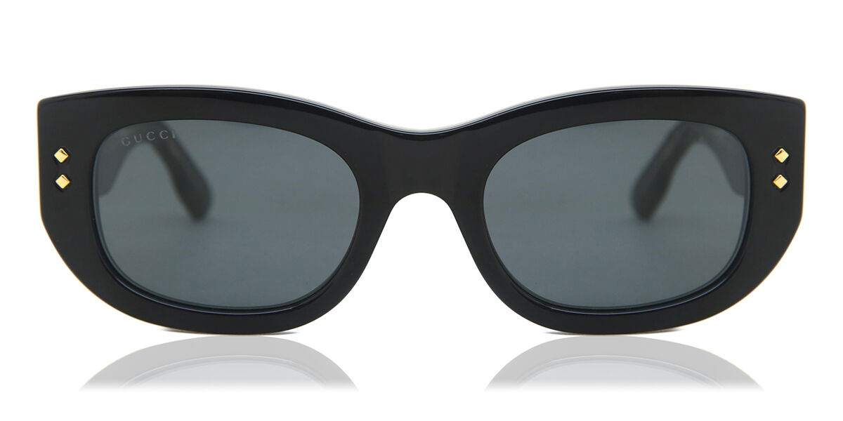 Gucci GG1215S 002, Black frame, Grey lenses