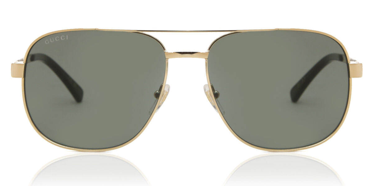 Gucci GG1223S 002, Gold frame, Grey lenses