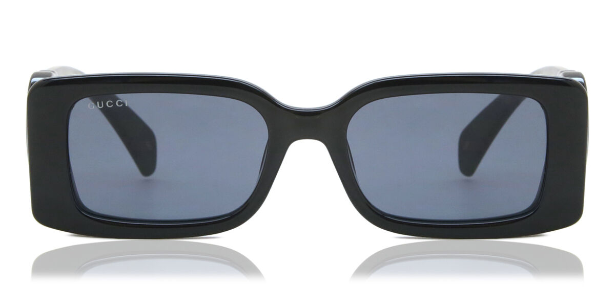 Gucci GG1325S 001, Black frame, Solid Grey lenses