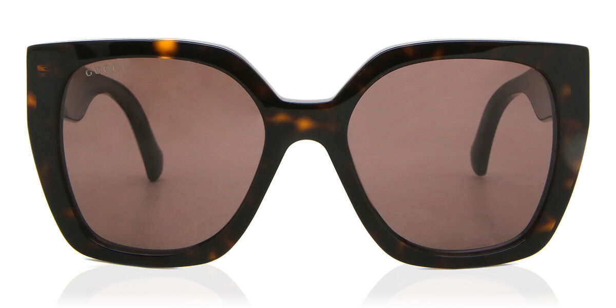 Gucci GG1300S 002, Tortoiseshell frame, Brown lenses