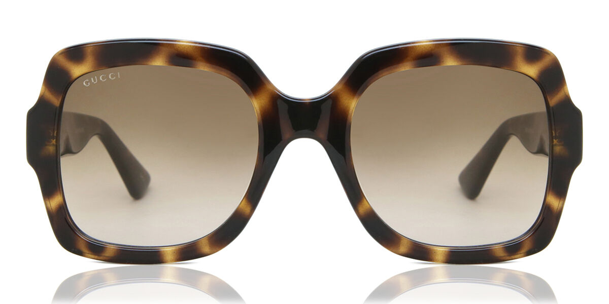 Gucci GG1337S 003, Tortoiseshell frame, Brown lenses