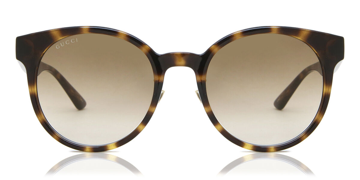 Gucci GG1339SK Asian Fit 003, Tortoiseshell frame, Gradient Brown lenses