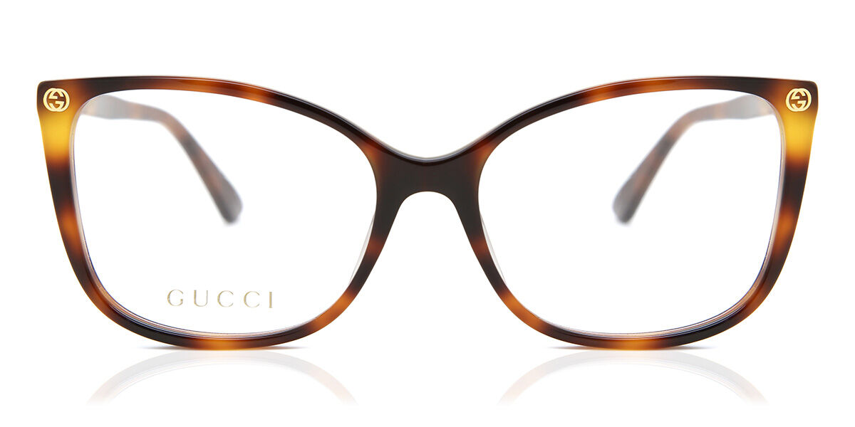 Gucci GG0026O 009, Tortoiseshell frame