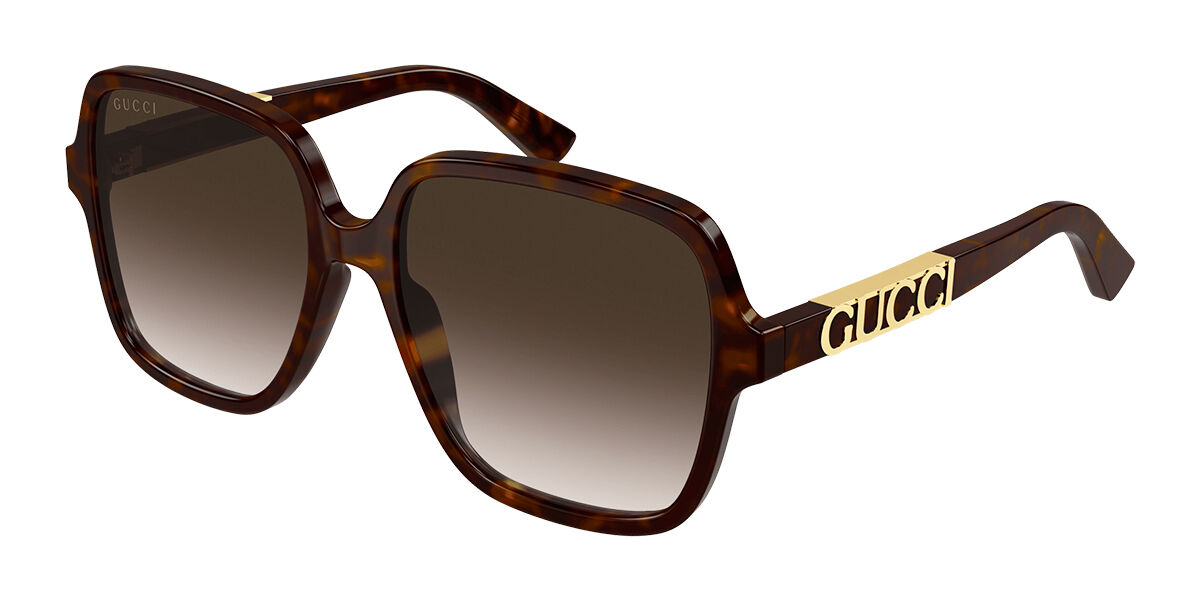 Gucci GG1189SA Asian Fit 003, Tortoiseshell frame, Gradient Brown lenses