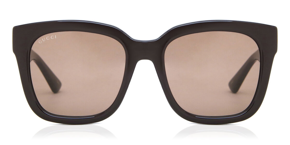 Gucci GG1338S 005, Burgundy frame, Brown lenses