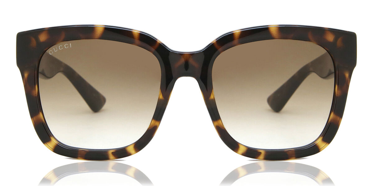 Gucci GG1338S 003, Tortoiseshell frame, Gradient Brown lenses