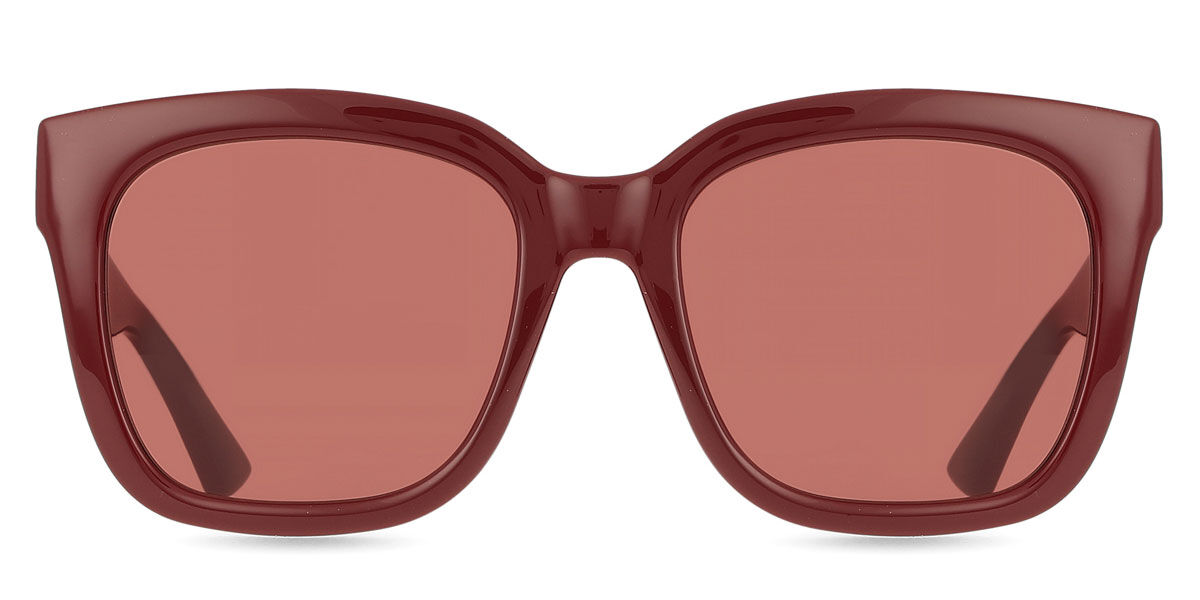 Gucci GG1338S 007, Burgundy frame, Red lenses