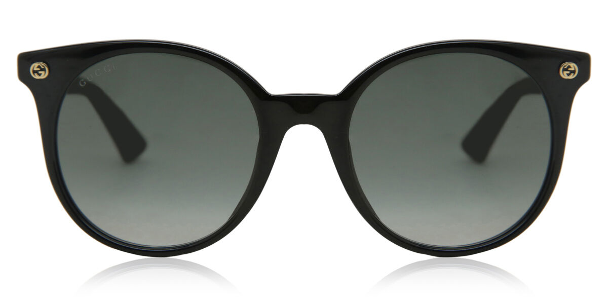 Gucci GG0091S 001, Black frame, Grey lenses