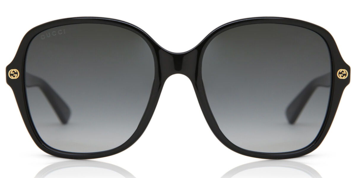 Gucci GG0092S 001, Black frame, Grey lenses
