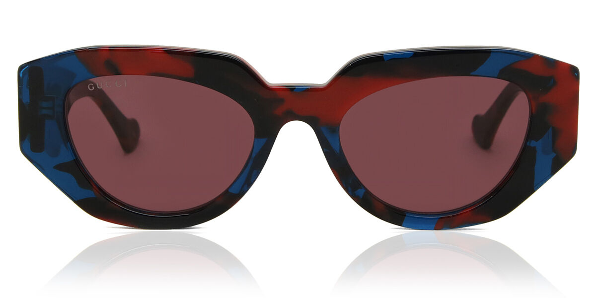 Gucci GG1421S 003, Tortoiseshell frame, Purple lenses