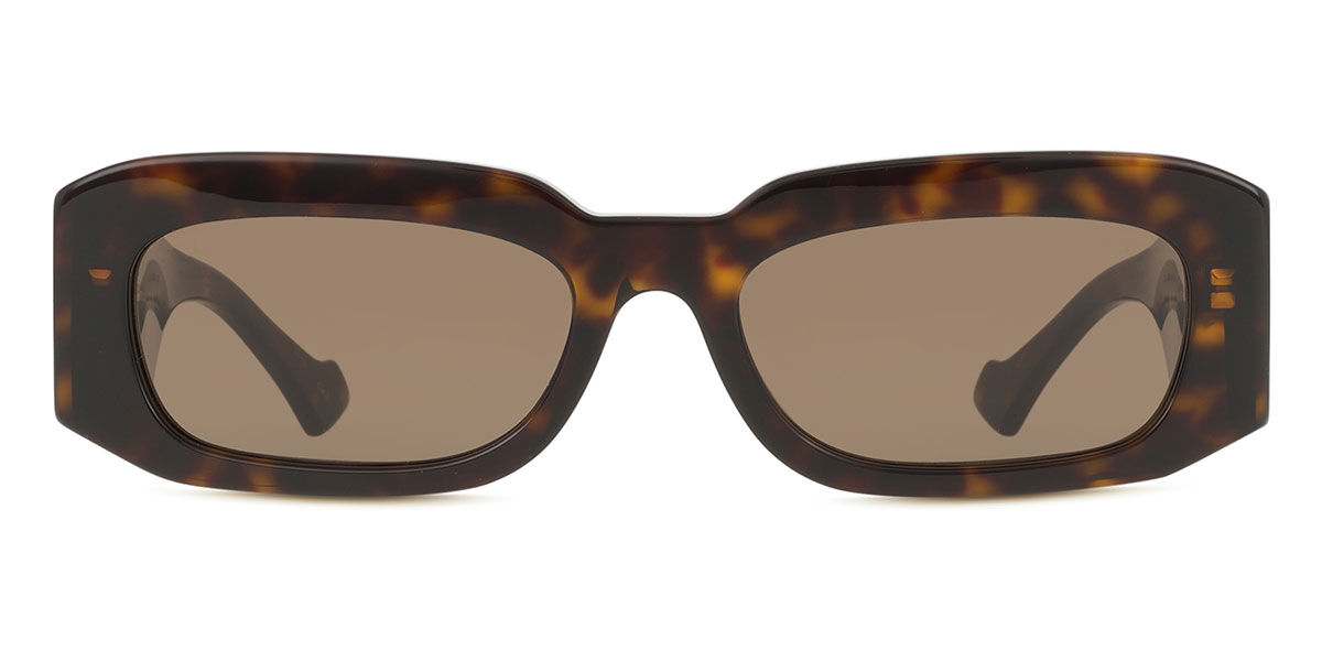 Gucci GG1426S 002, Tortoiseshell frame, Brown lenses