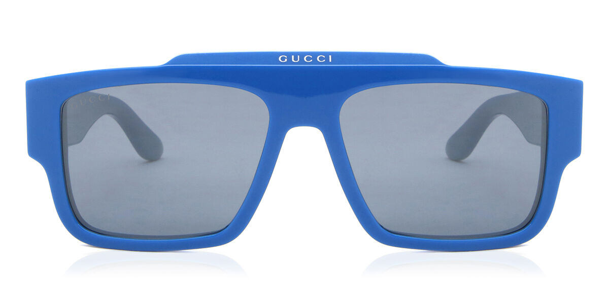 Gucci GG1460S 004, Blue frame, Gradient Grey lenses