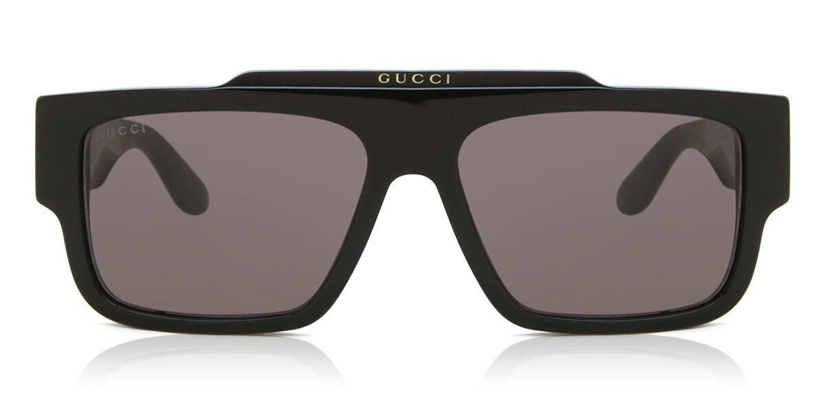 Gucci GG1460S 001, Black frame, Grey lenses