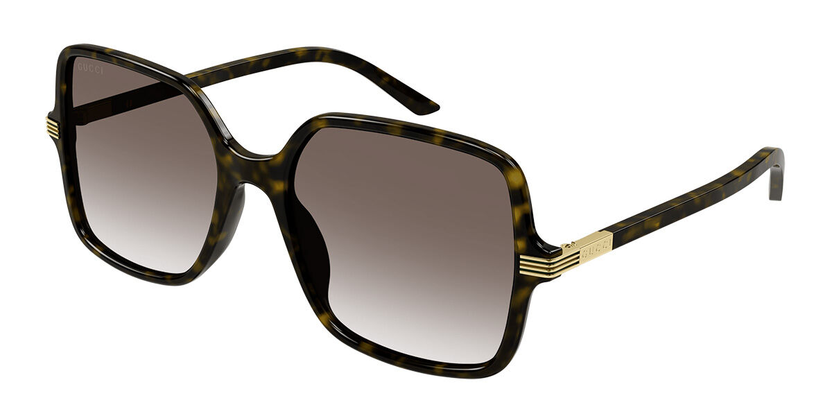 Gucci GG1449S 002, Tortoiseshell frame, Brown lenses