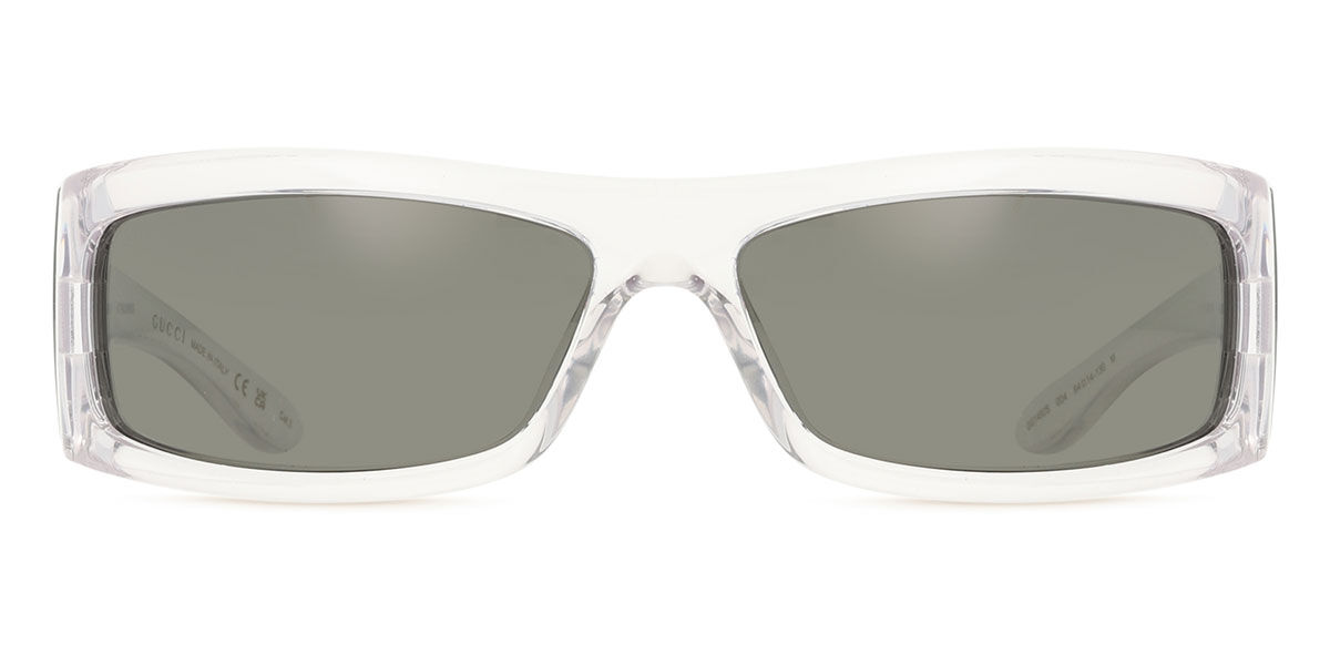 Gucci GG1492S 004, Clear frame, Grey lenses