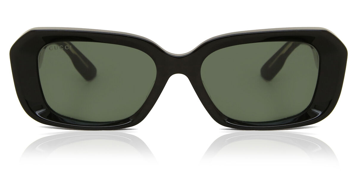 Gucci GG1531SK Asian Fit 001, Black frame, Grey lenses