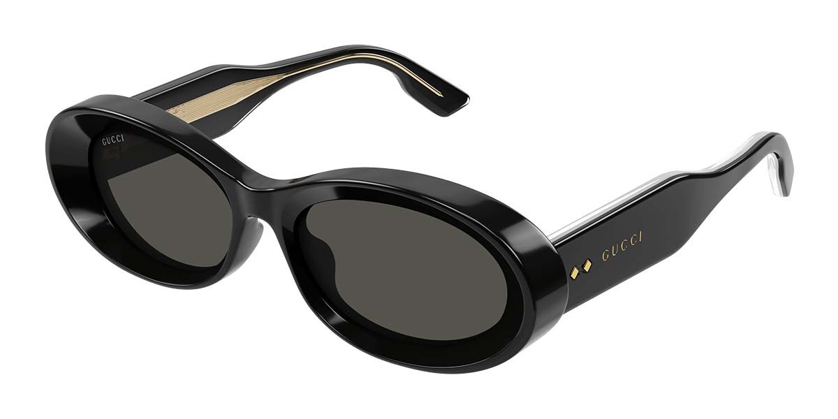 Gucci GG1527S 001, Black frame, Grey lenses