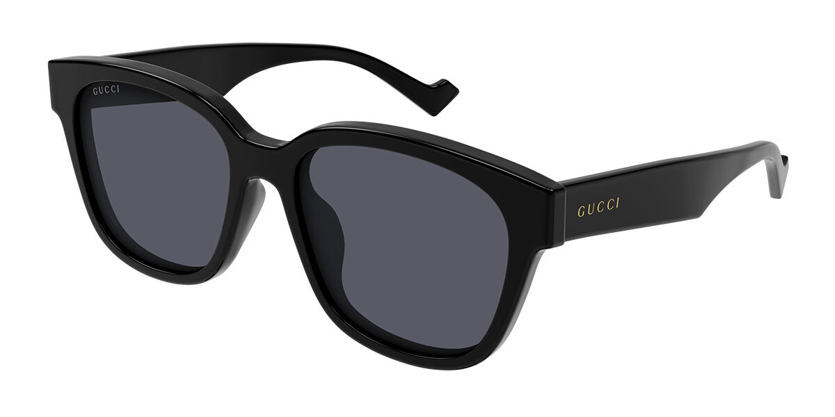 Gucci GG1430SK Asian Fit 001, Black frame, Grey lenses